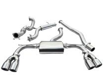 Audi S3 (8V) (3-dörrars) Quattro 13- Turboback-sportavgassystem (Med De-Cat & Ljuddämpare) Cobra Sport